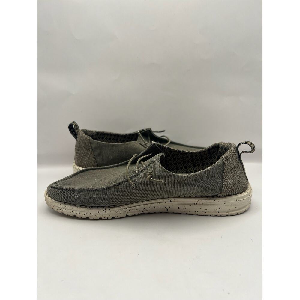 Hey Dude Wendy Sparkle Green Slip On Shoes Women Size 9 - Picture 2 of 9